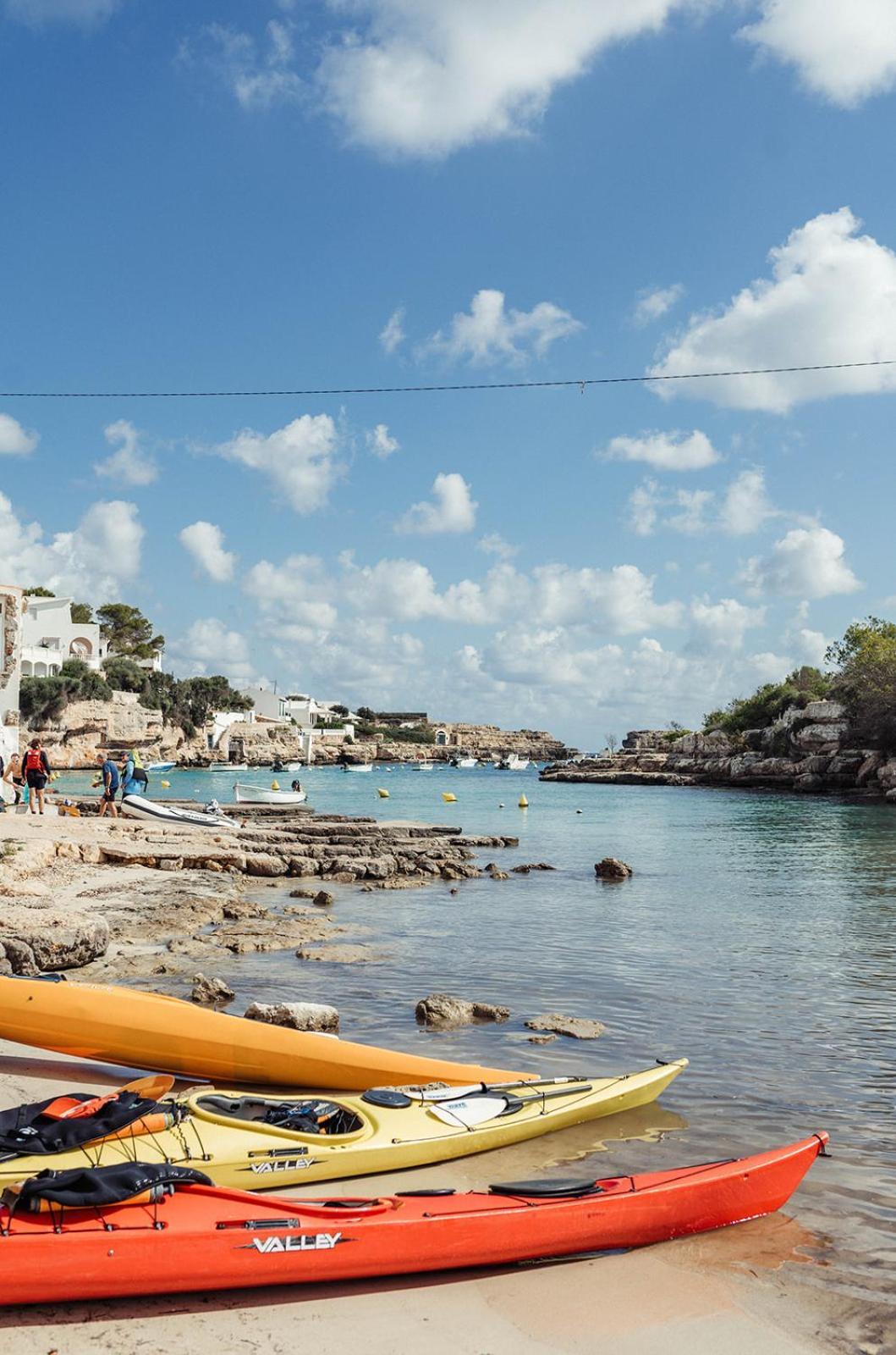 Hostal Xuroy Cala Alcaufar Esterno foto